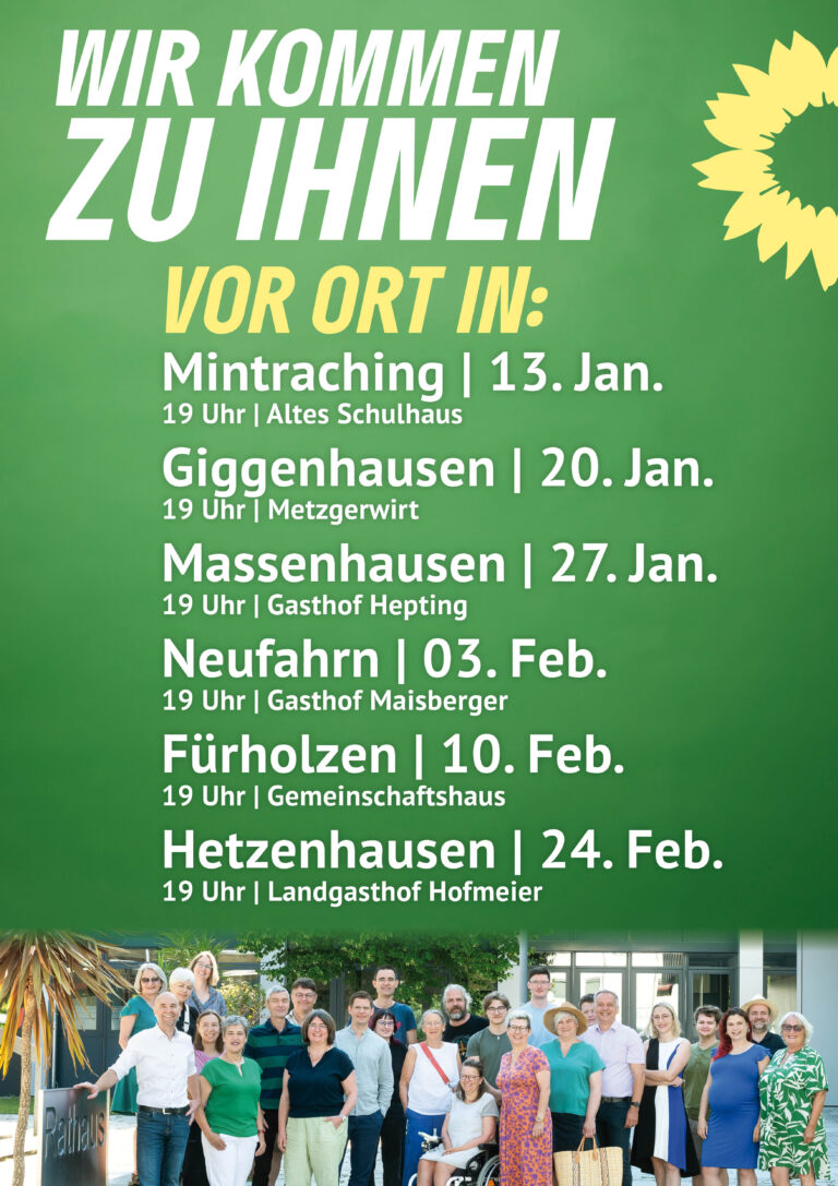 Mein Team und ich kommen zu Ihnen …